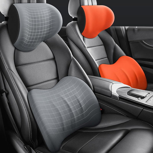 🔥🚗Ergonomická hlavová opěrka autosedačky a bederní polštář